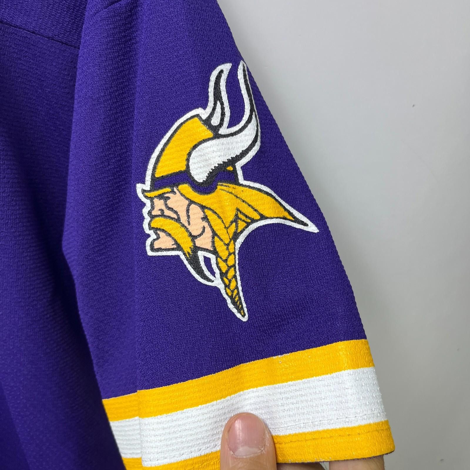 Reebok Vintage Minnesota Vikings NFL Cunningham Jersey Youth XL Size ONE SIZE - 3 Thumbnail