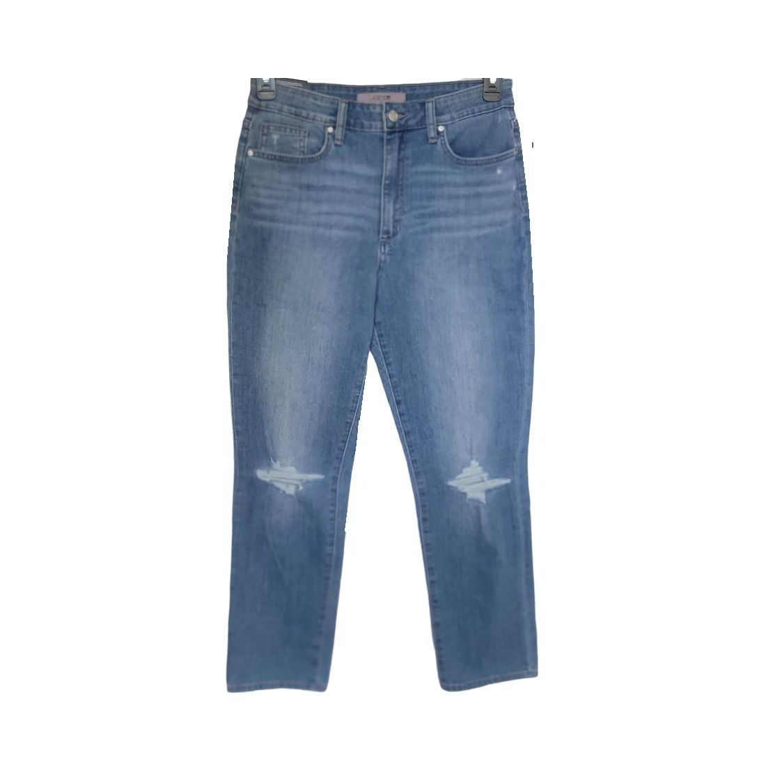 Joe's ❤️Joe's Jeans Women's Size 29 Slim Straight Ankle Raw Hem Di Size 29" - 2 Thumbnail