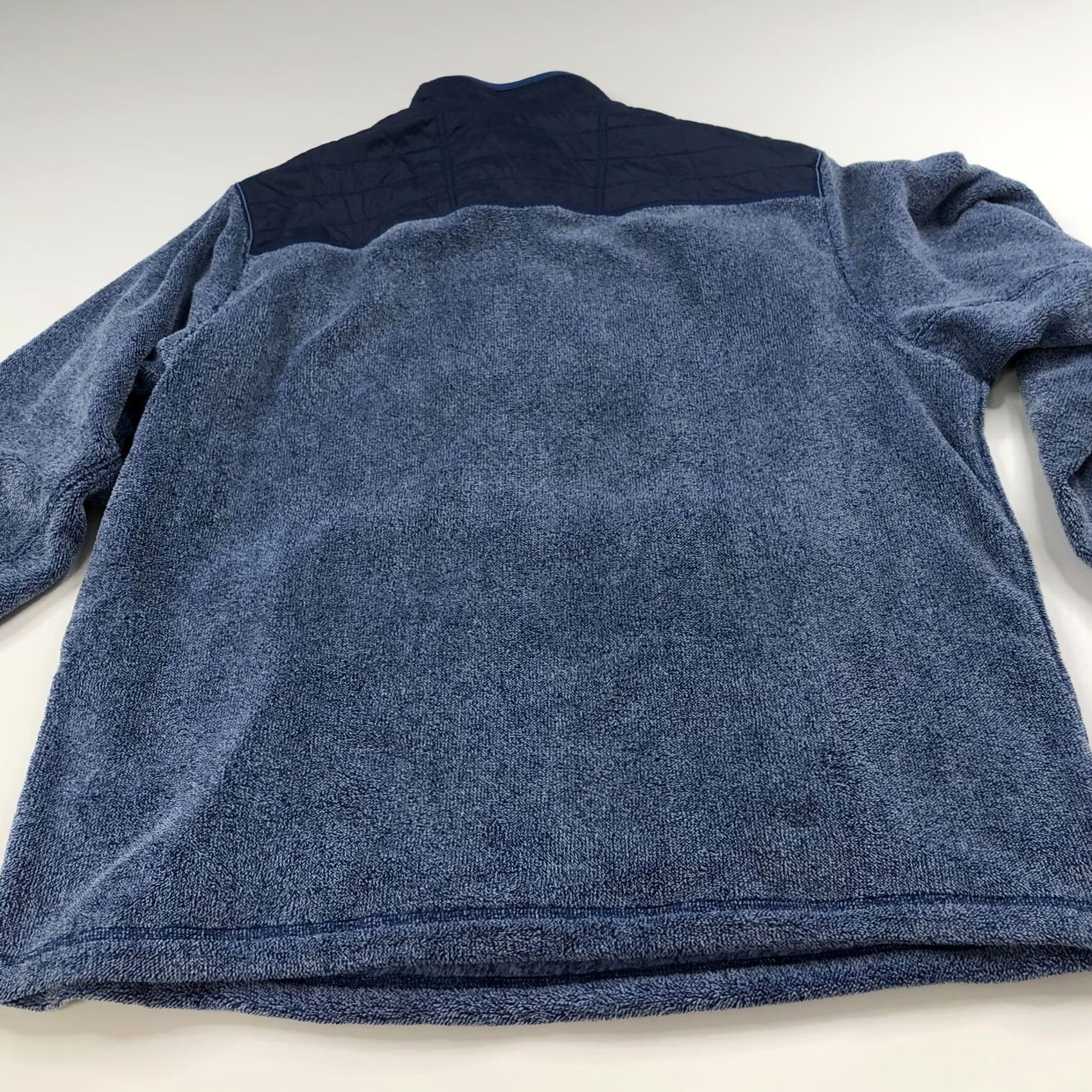 Tommy Bahama Tommy Bahama Pullover Sweater 1XLB Big 1/4 Zip Mock Neck Blue Knitted Knit Solid Logo Men’s Pullover 1/4 Zip 1XLB Big & Tall Size US XL / EU 56 / 4 - 5 Thumbnail