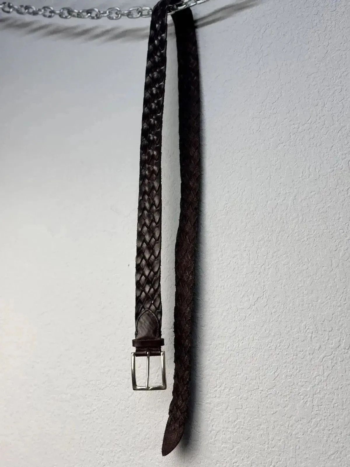 Designer × Vintage VINTAGE PYTHON GOTHIC LEATHER BELT RICK OWENS STYLE Size ONE SIZE - 6 Thumbnail