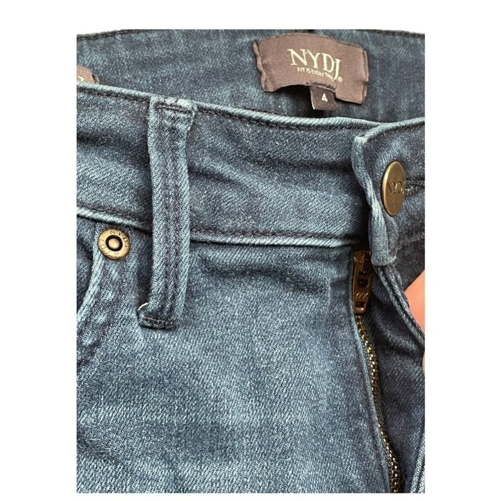 NYDJ NYDJ Marilyn Straight 5 Pocket Stretch Jeans Women’s Size 4. Size 27" / US 4 / IT 40 - 7 Thumbnail