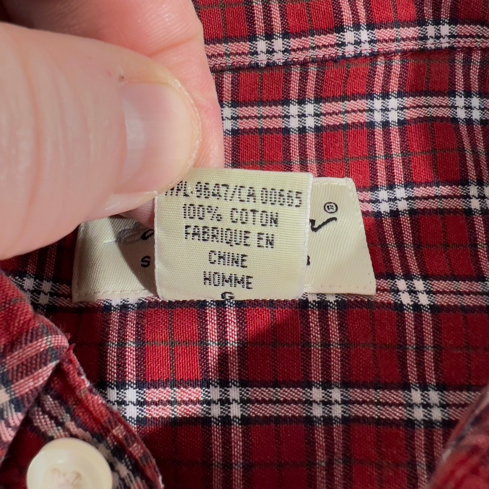Eddie Bauer Eddie Bauer Outlet Button Down Shirt Men's Large Flannel Red Size US L / EU 52-54 / 3 - 4 Thumbnail