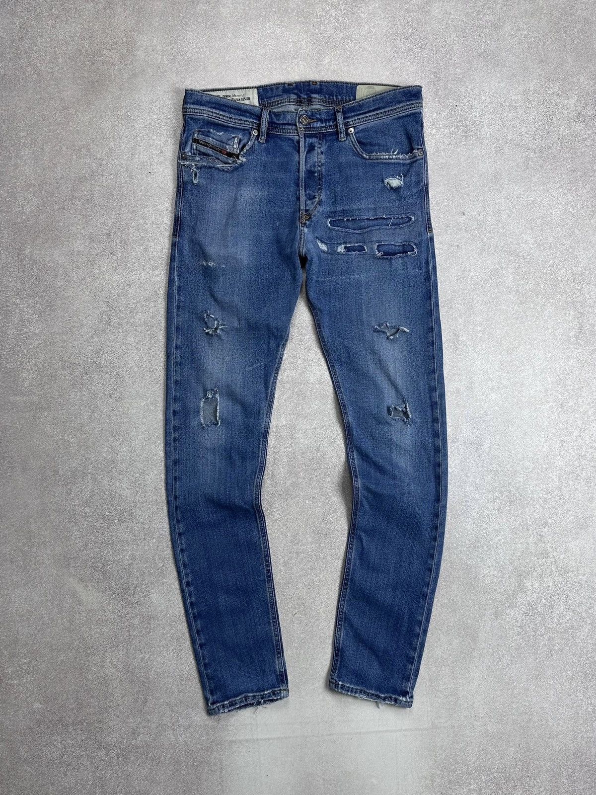 Vintage Diesel Distressed Y2K Slim Jeans 32