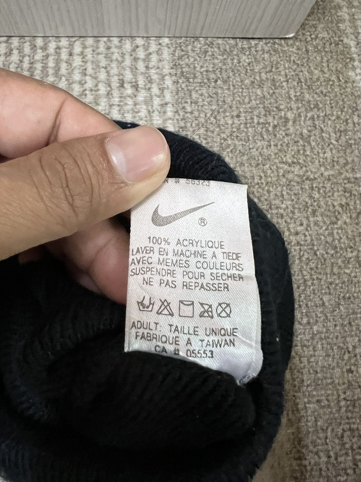 Nike Vintage Nike Swoosh Beanie Hats Size ONE SIZE - 7 Thumbnail
