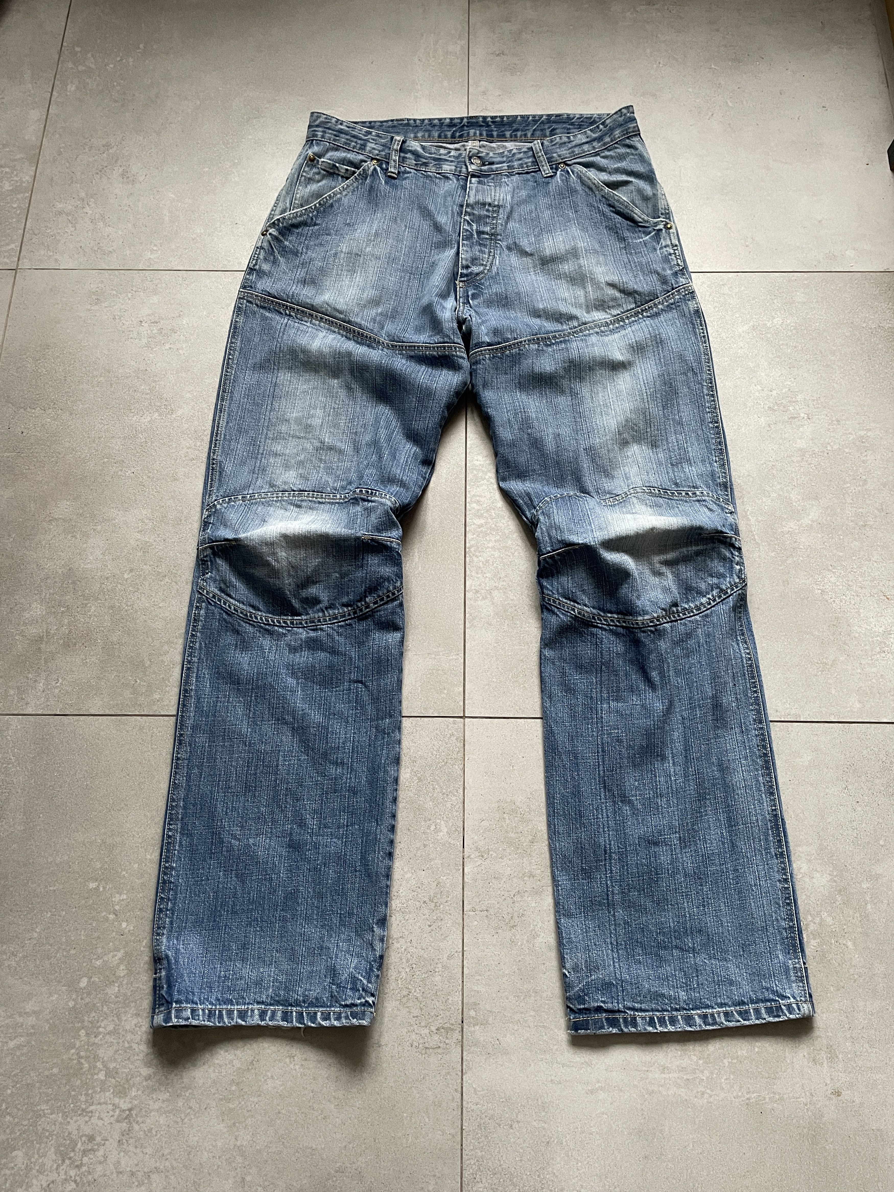 G-Star G-STAR GSTAR RAW DOUBLEKNEE VETE TYPE DENIM BAGGY PANTS Size US 36 / EU 52 - 2 Thumbnail