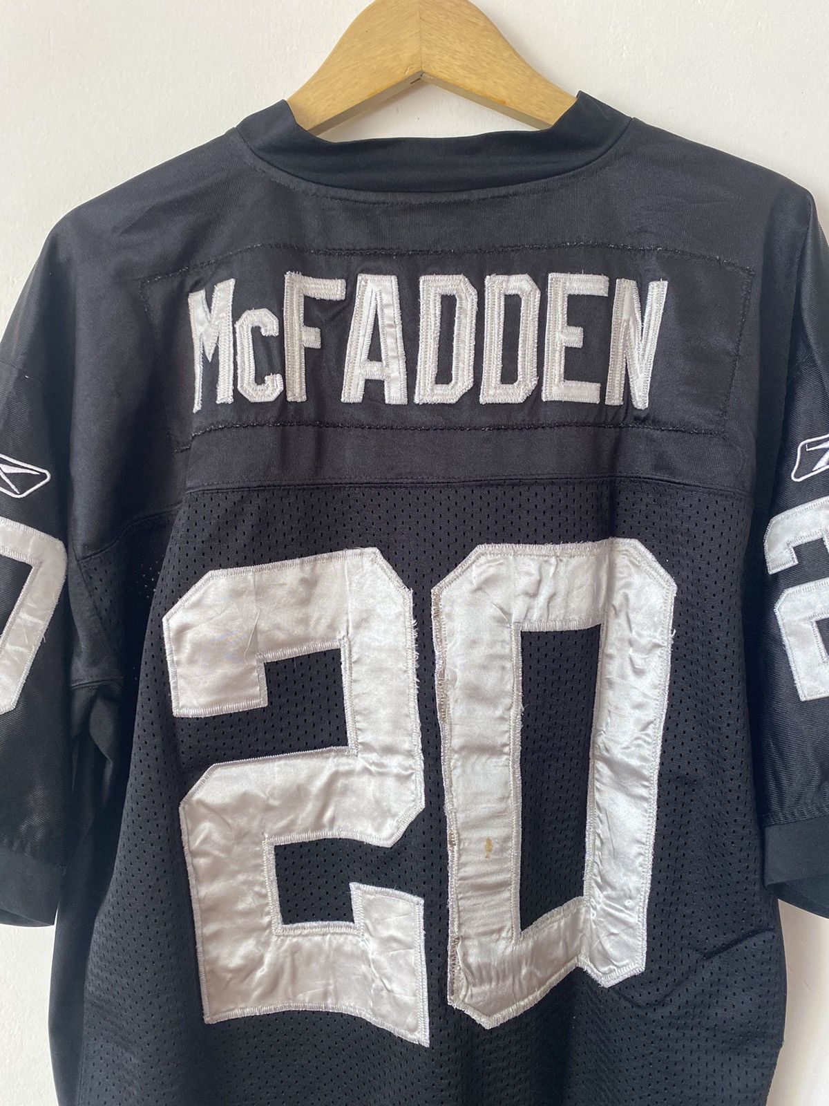 Reebok × Vintage Vintage Nike NFL McFadden #20 Raiders Rugby Players Jersey Size US L / EU 52-54 / 3 - 8 Thumbnail