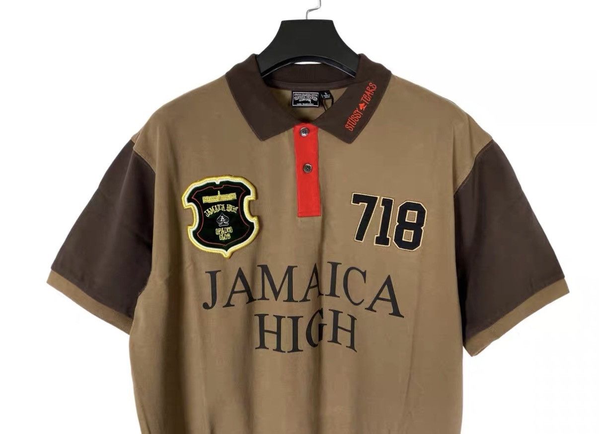 Stussy Stüssy x Denim Tears Color Block Embroidered Polo J31 Size US L / EU 52-54 / 3 - 3 Thumbnail