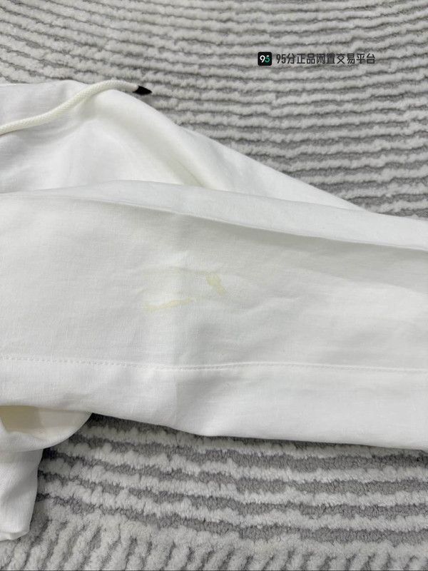 Brunello Cucinelli Brunello Cucinelli SS23 Men's White Casual Pants Size US 30 / EU 46 - 1 Thumbnail