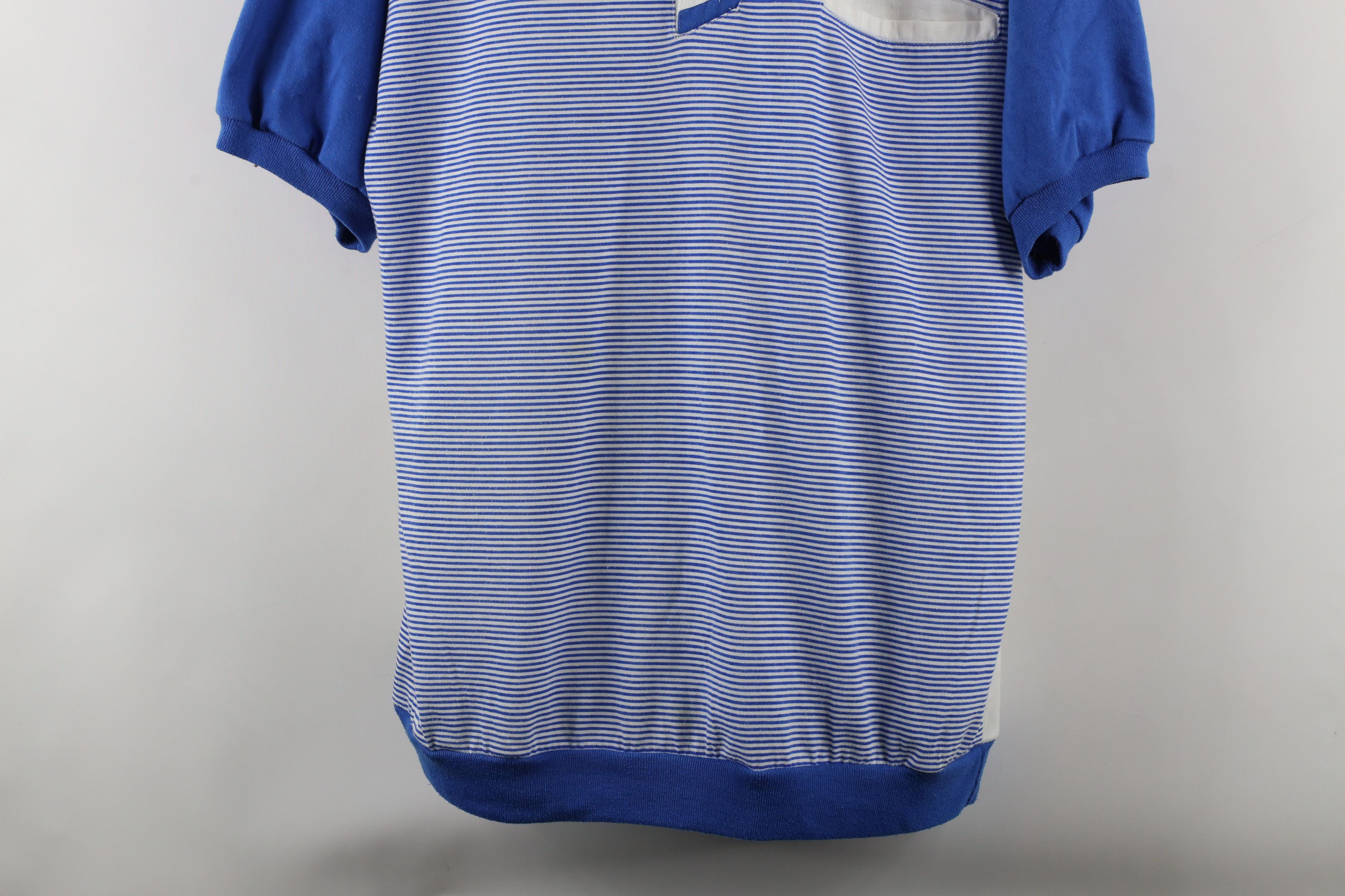 Vintage Vintage 90s Streetwear Striped Collared Pullover Polo Size US L / EU 52-54 / 3 - 3 Thumbnail