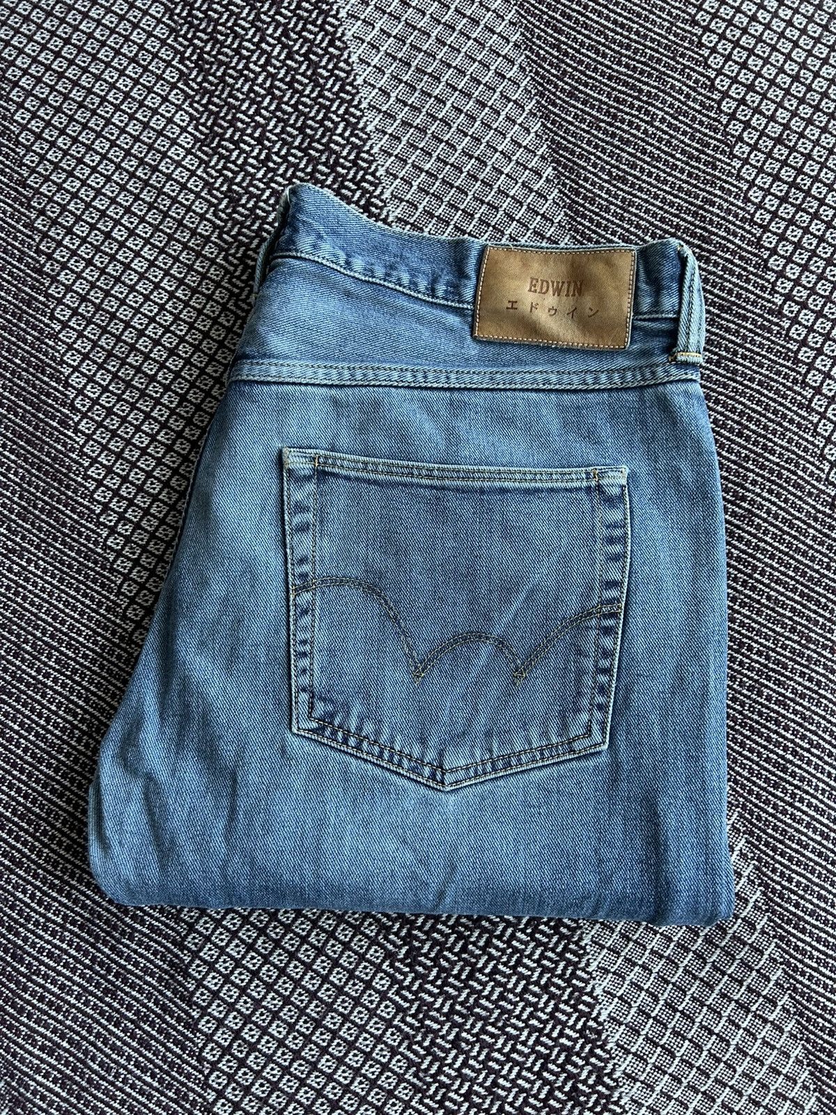 Edwin Vintage Edwin Regular Tapered Japanese Denim Faded Size 36 Size US 36 / EU 52 - 14 Thumbnail
