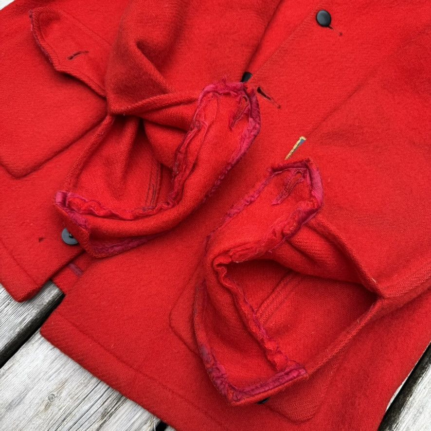 Hudsons Bay HISTORIC 1940s Hudson's Bay Railway Patches Wool Coat Size US L / EU 52-54 / 3 - 13 Thumbnail