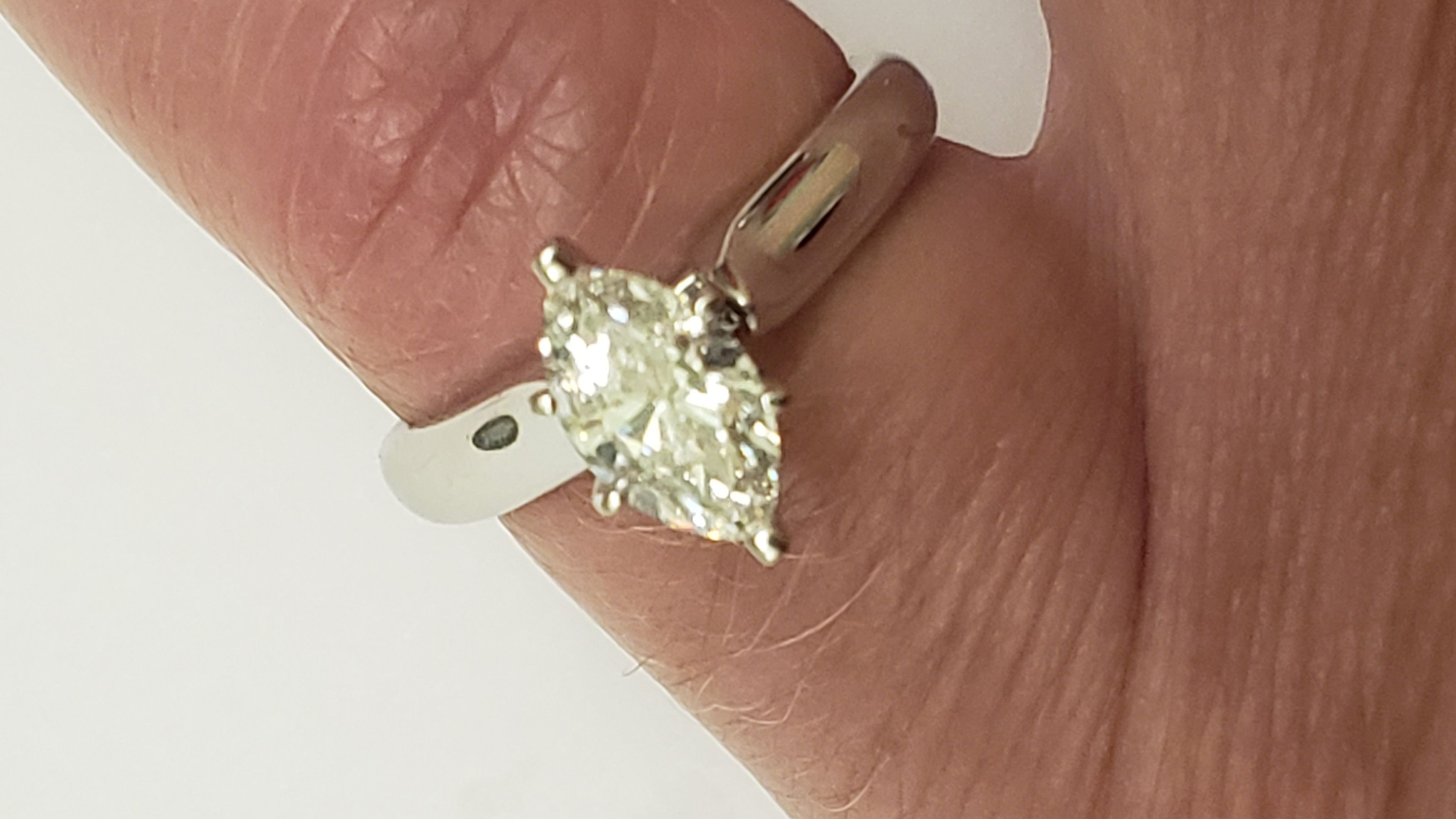 Other GIA Certified! $7,000 14k White Gold 1.01ct Diamond Ring Size ONE SIZE - 6 Thumbnail
