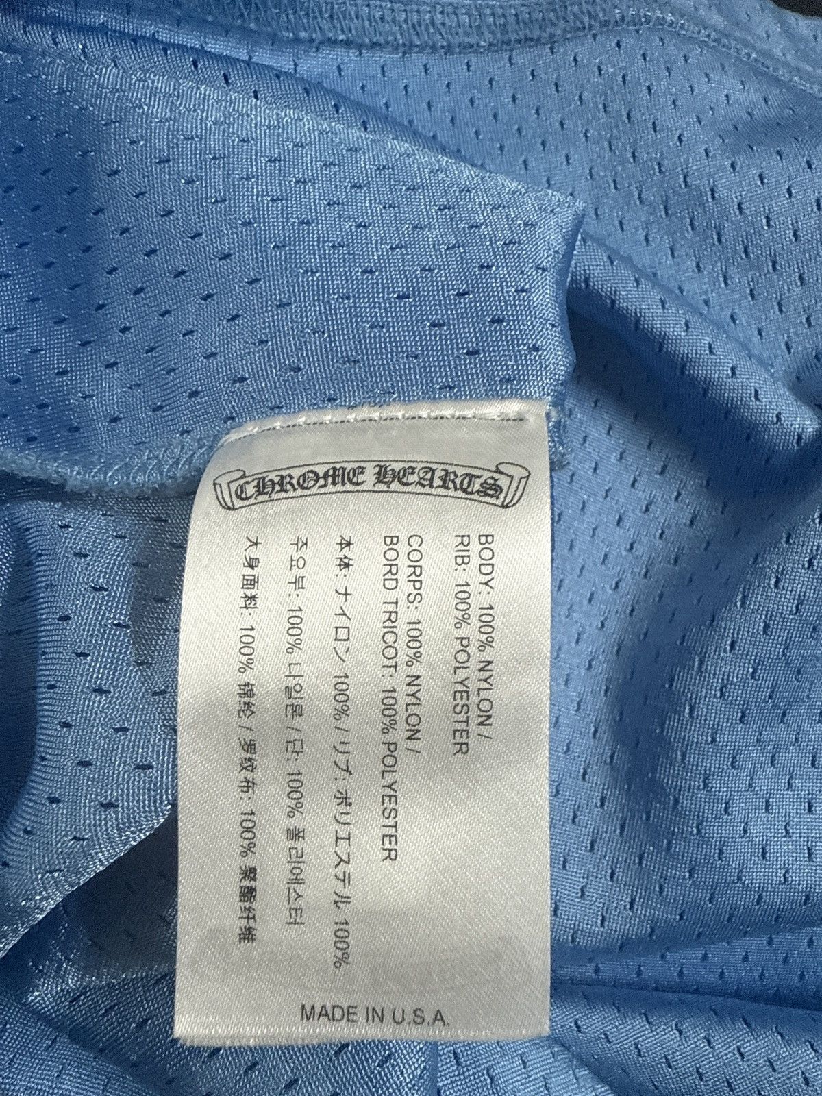 Chrome Hearts CHROME HEARTS MESH JERSEY SHORT SLEEVE BLUE Size US M / EU 48-50 / 2 - 11 Thumbnail