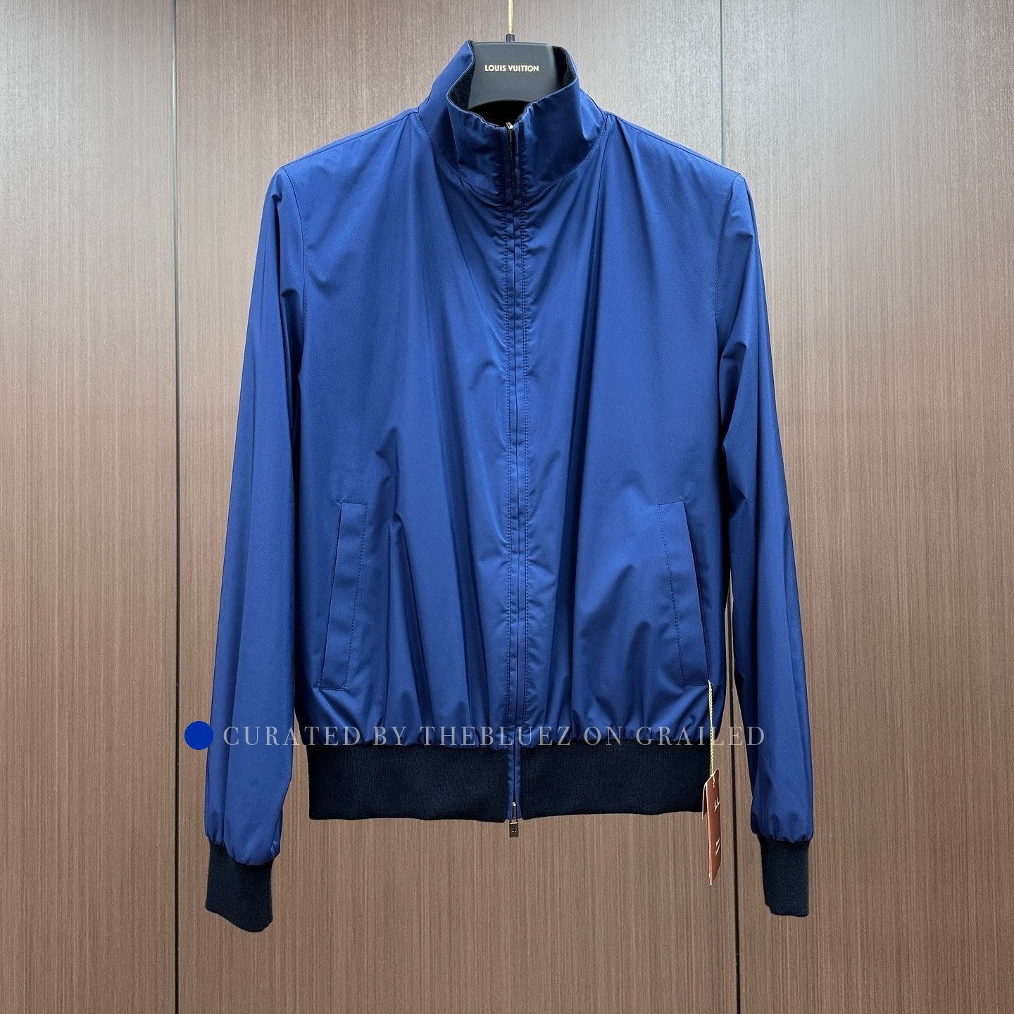 Loro Piana Blue Lightweight Zip-Up Jacket Size S Size US S / EU 44-46 / 1 - 1 Thumbnail