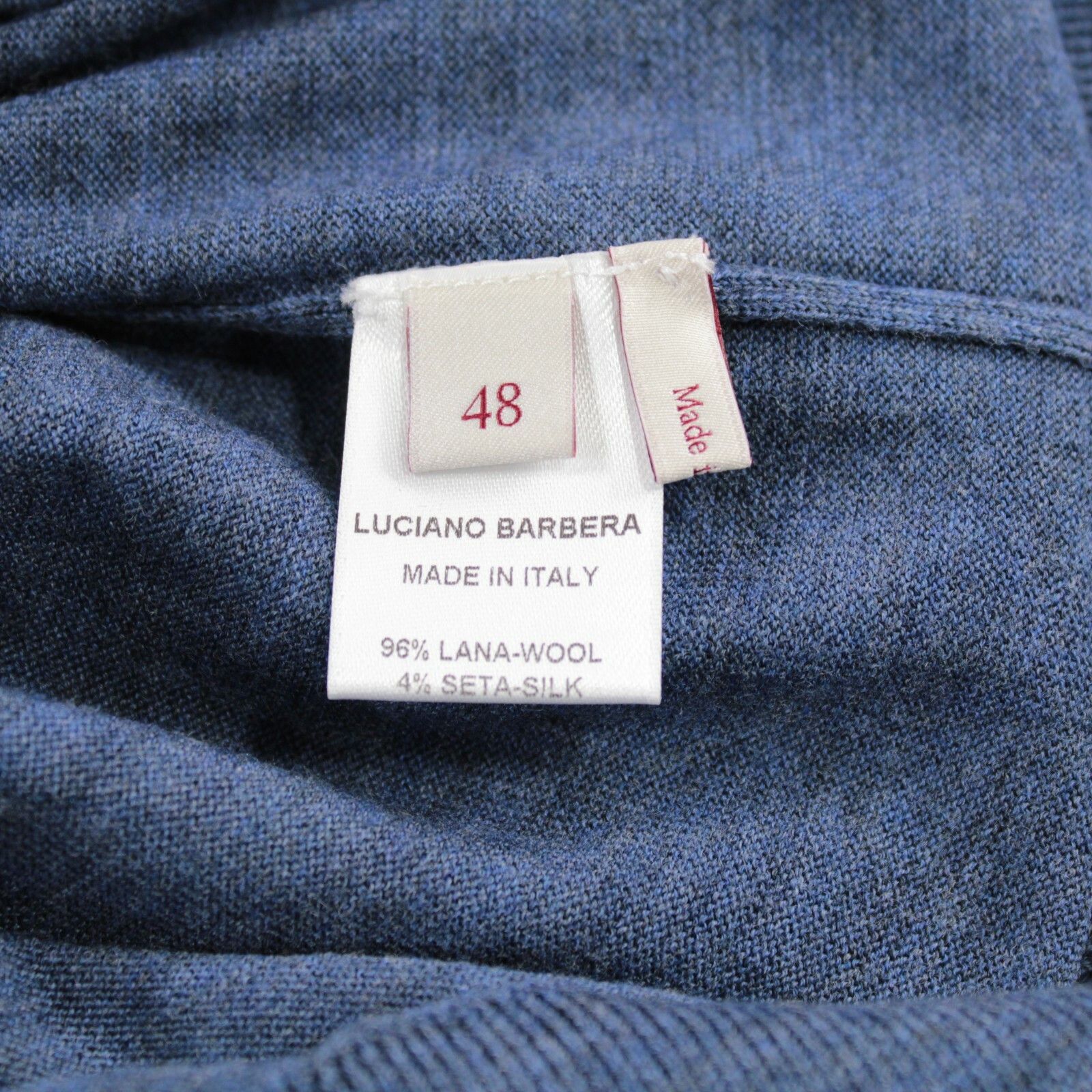 Luciano Barbera Luciano Barbera Sweater Size US S in Blue Size US S / EU 44-46 / 1 - 7 Thumbnail