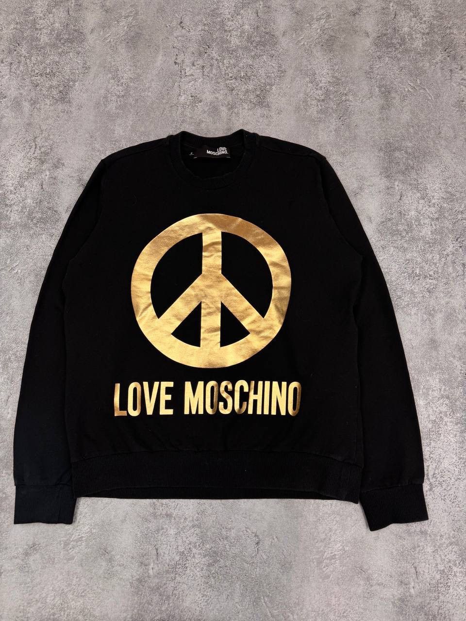 Other Love Moschino Men's Sweatshirt Regular Fit Black Size S Size US S / EU 44-46 / 1 - 1 Thumbnail