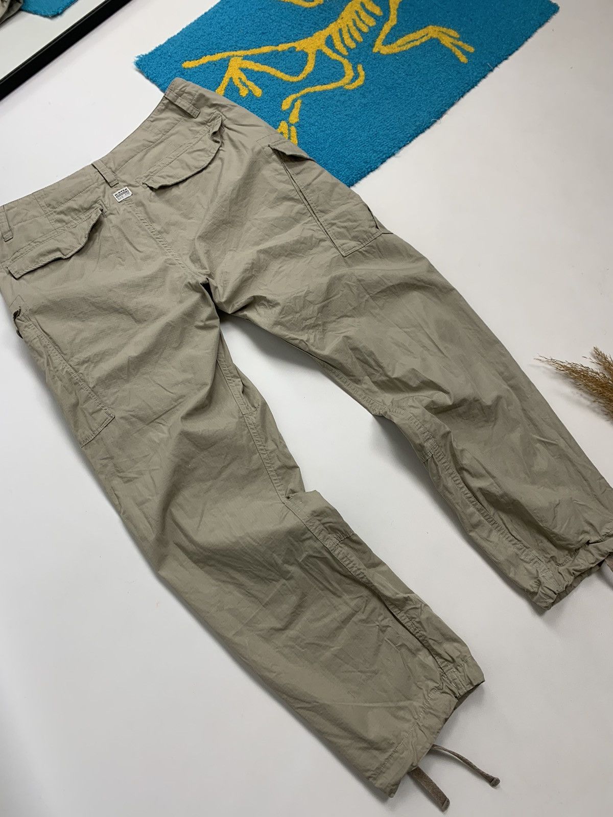 G-Star × Vintage Vintage G-Star RAW Y2K Baggy Cargo Pant Size US 32 / EU 48 - 5 Thumbnail