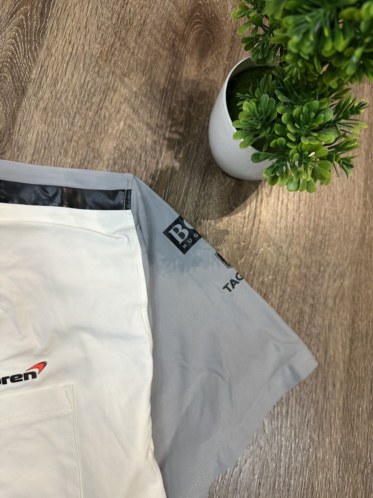 Hugo Boss × Mercedes-Benz Mclaren Team Mercedes Benz Jersey Formula 1 Racing Shirt Size US XXL / EU 58 / 5 - 5 Thumbnail