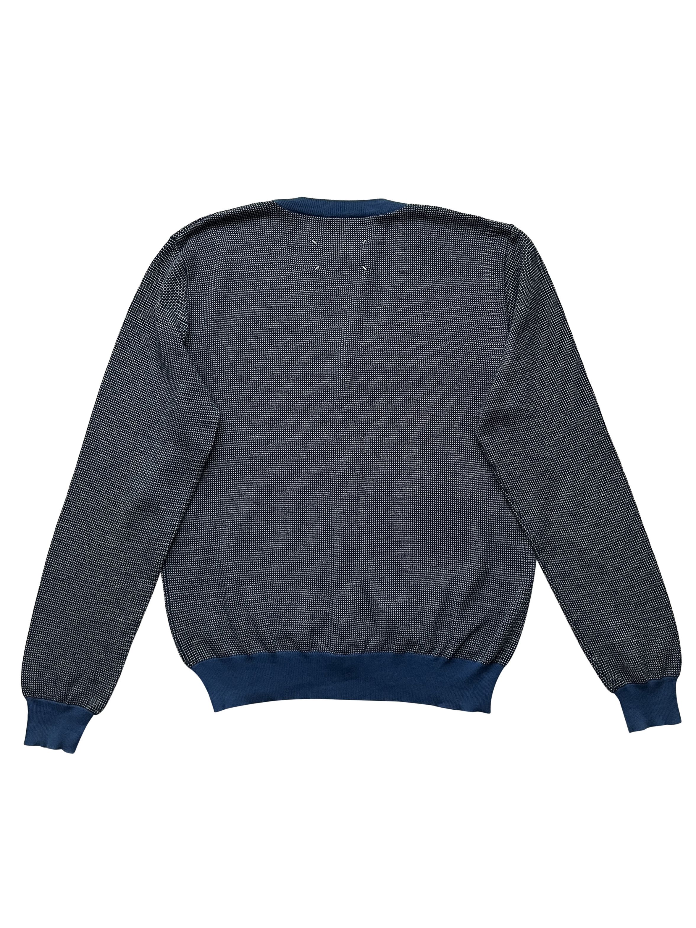 Maison Margiela Blue Knit Cardigan