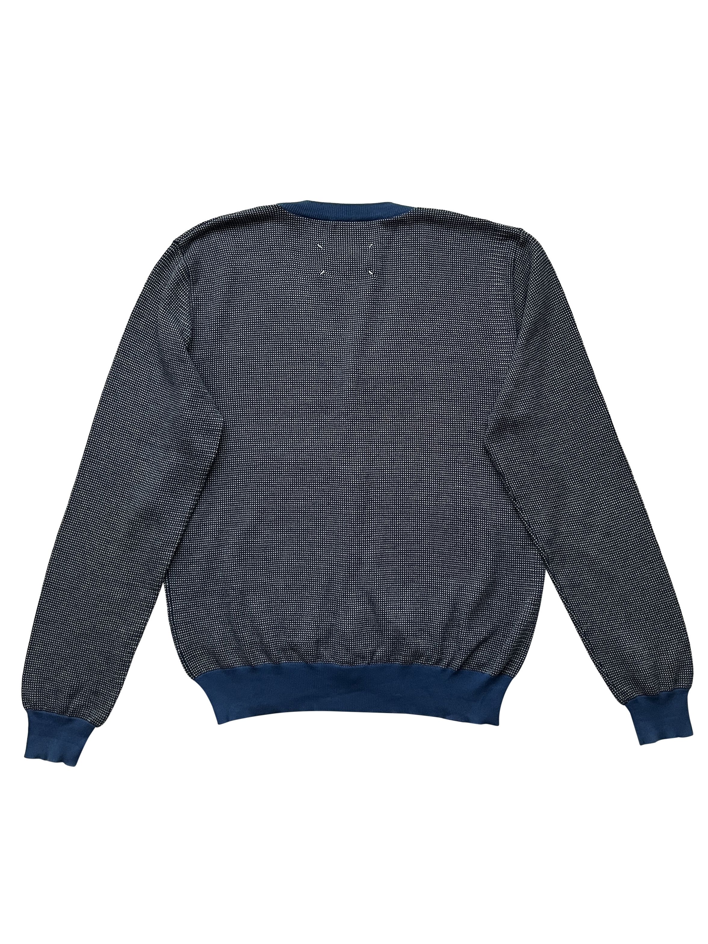 Maison Margiela Blue Knit Cardigan