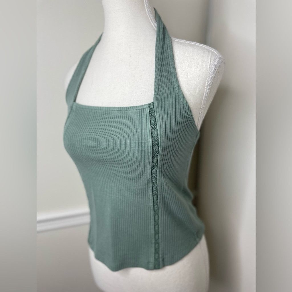American Eagle Outfitters NWT American Eagle Lace Halter Tank Top M Size M / US 6-8 / IT 42-44 - 3 Thumbnail