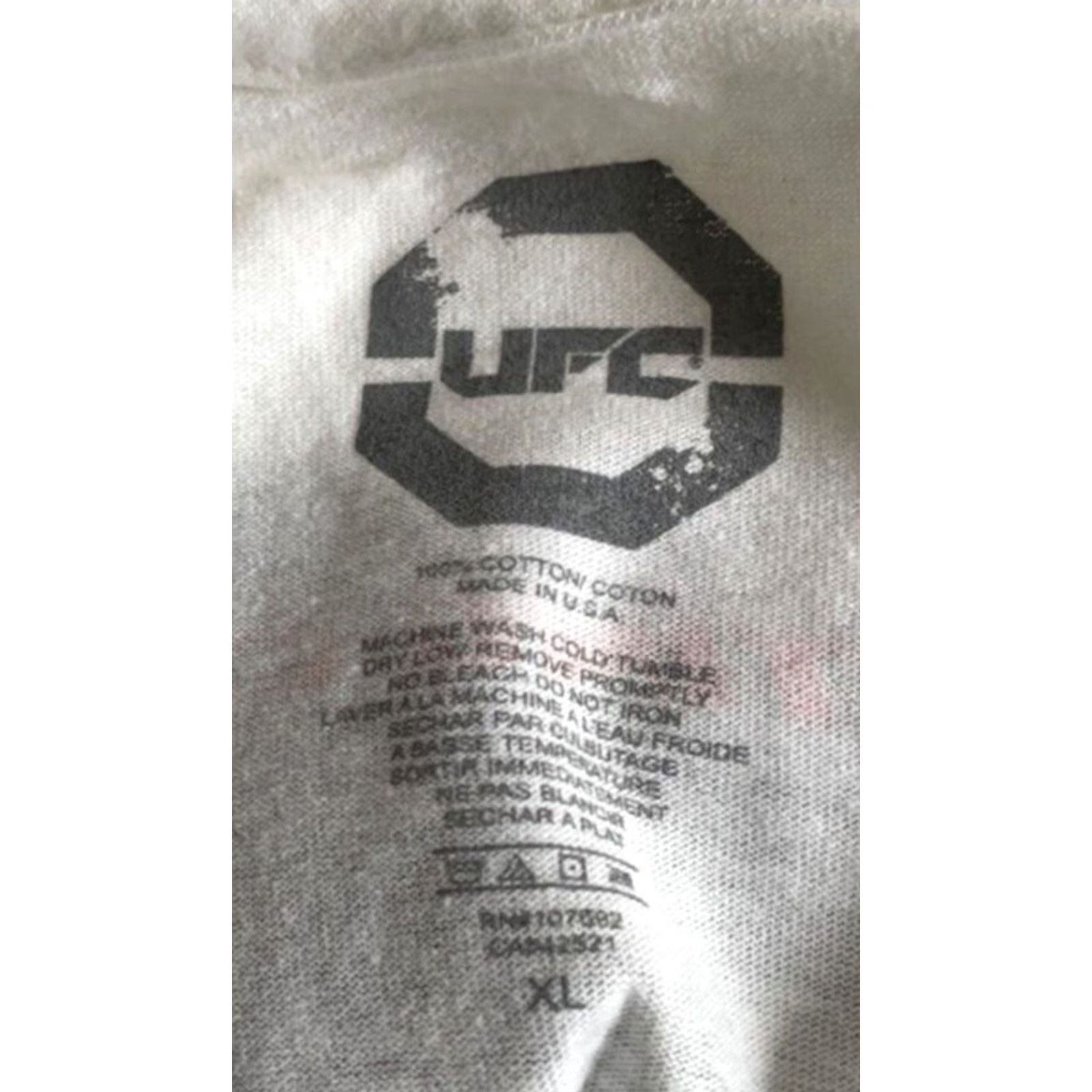 UFC VINTAGE Unworn UFC 119 T-Shirt Adult XL White Double Sided Frank Mir MMA 2010 w/ Tags Size US XL / EU 56 / 4 - 3 Thumbnail