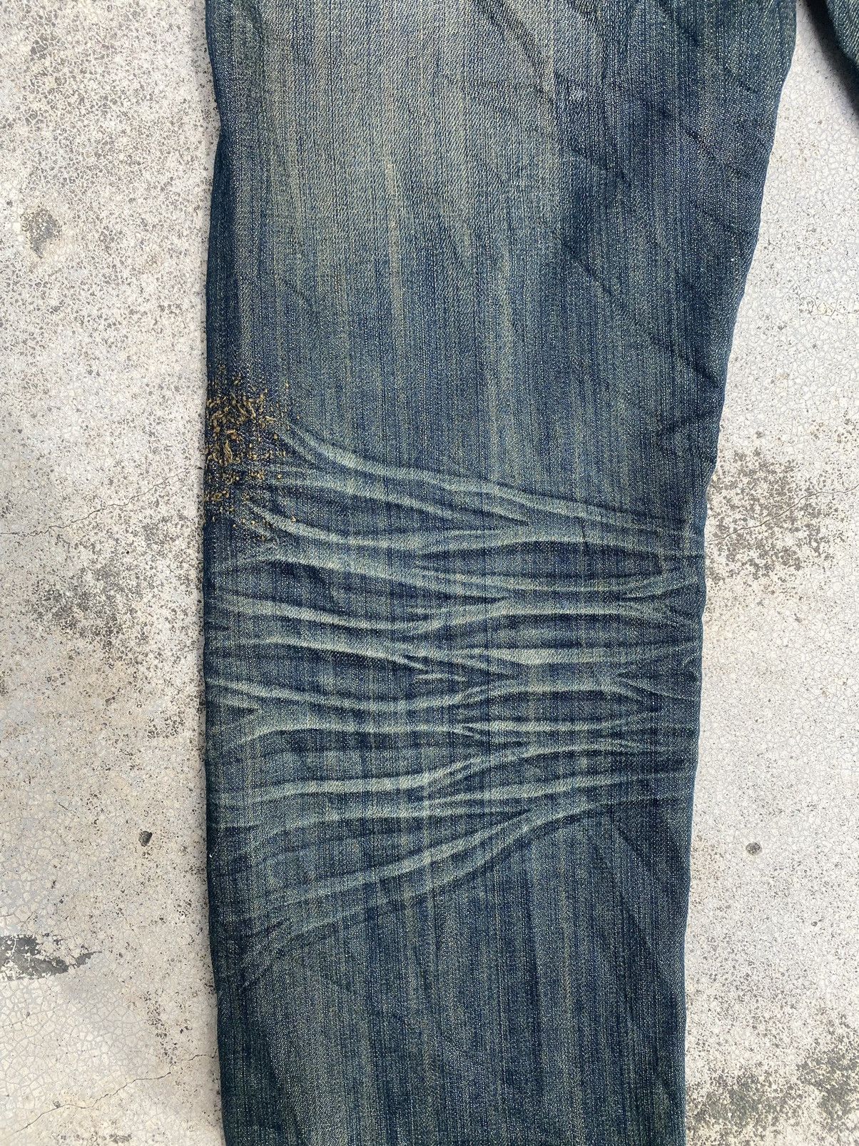 Le Grande Bleu (L.G.B.) Japanese Brand Vo+E Heavy Clawmark Cowboy Style Jeans Size US 32 / EU 48 - 21 Thumbnail