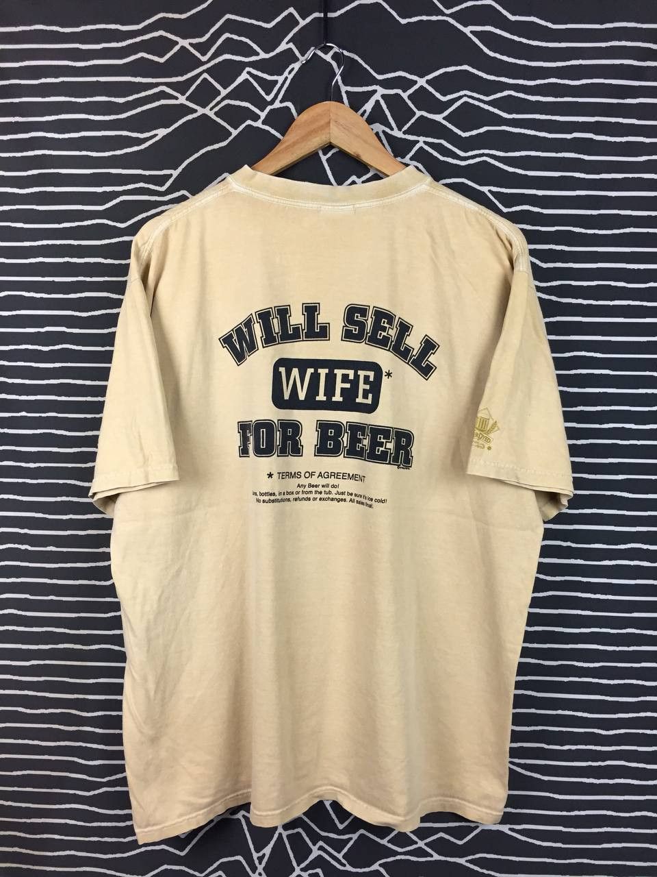 Vintage Vtg Crazy Shirts Hawaii Will Sell Wife For Beer Novelty Tee Size US L / EU 52-54 / 3 - 1 Thumbnail