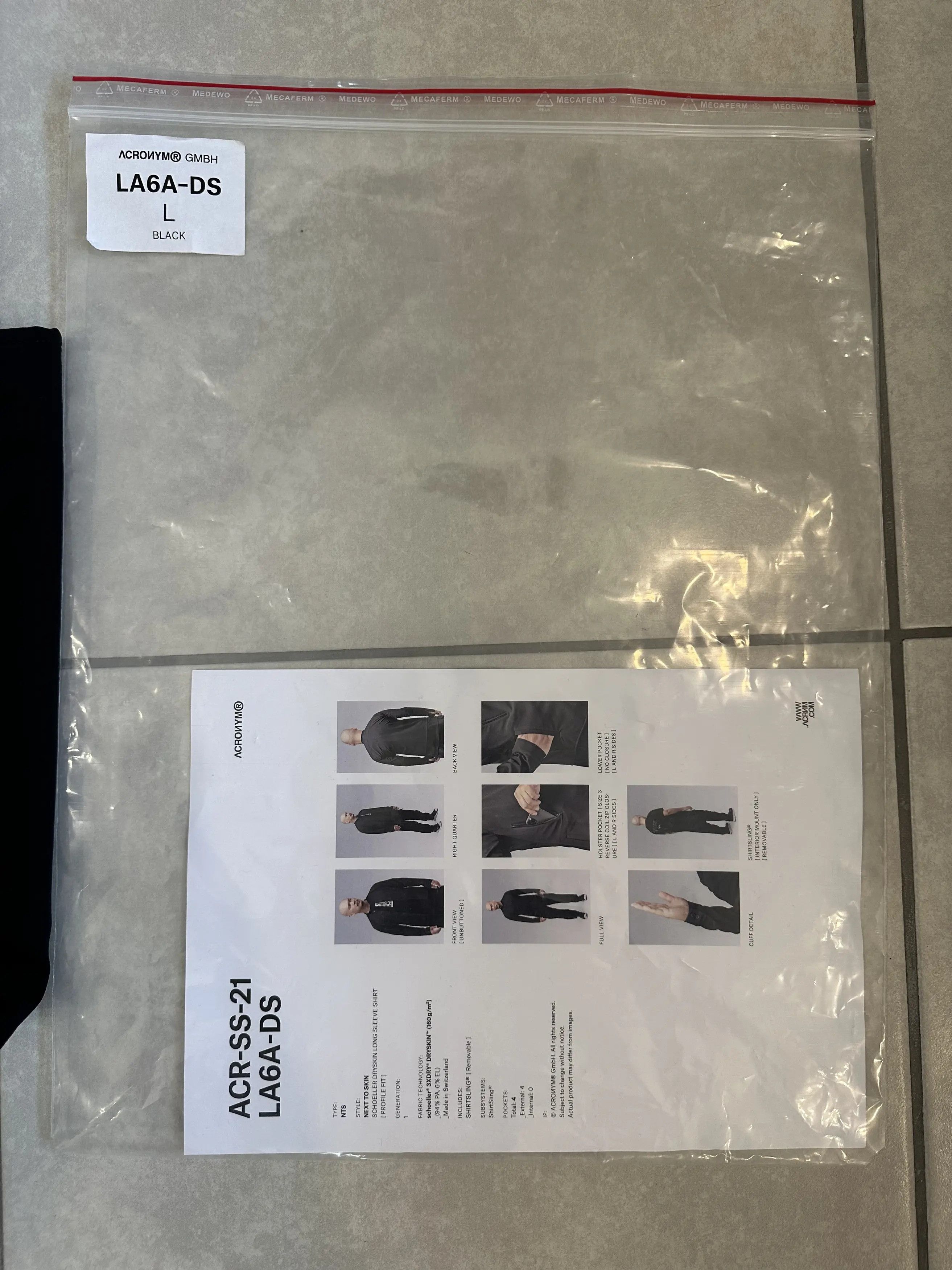 Acronym Acronym LA6A-DS - Large Size US L / EU 52-54 / 3 - 3 Thumbnail