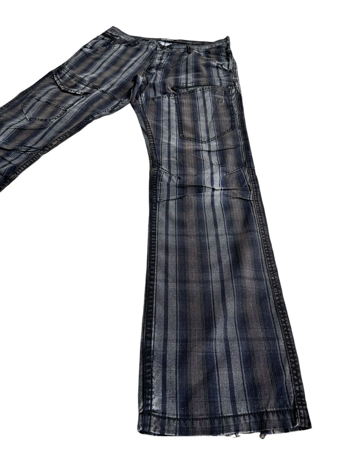 Japanese Brand ⚡️⚡️Japanese Brand Celio All Over Stripe Pants Size US 32 / EU 48 - 6 Thumbnail
