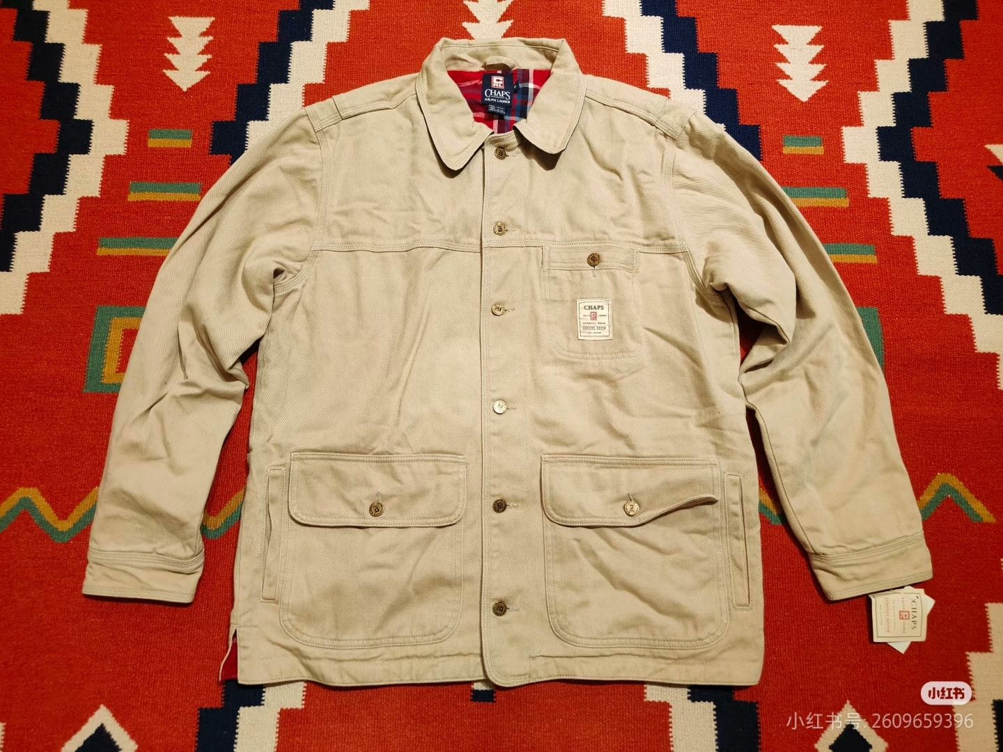 Vintage Vintage Ralph Lauren Chaps Barn Jacket Size US M / EU 48-50 / 2 - 1 Thumbnail