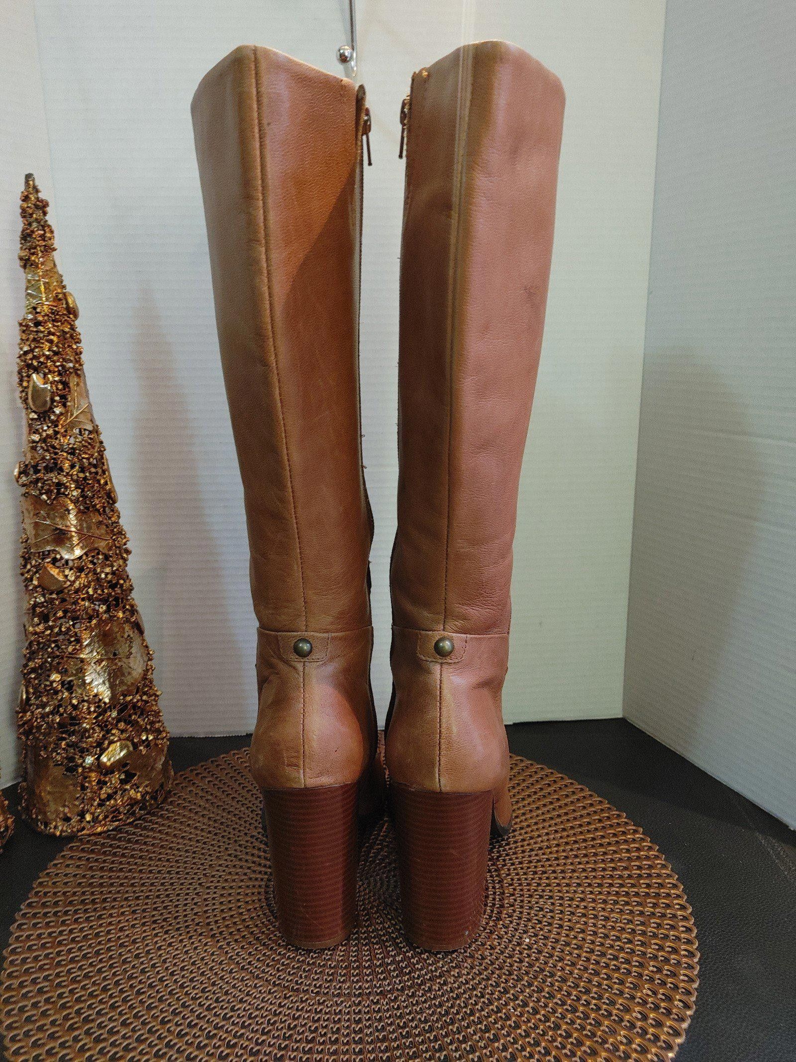 Designer Liz & Co. Bailey Leather Boots Size 9.5 Size US 9.5 / IT 39.5 - 5 Thumbnail