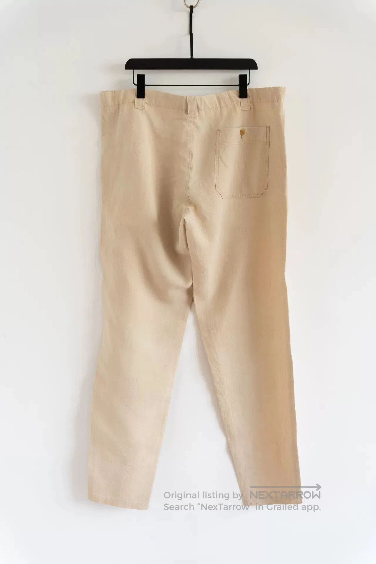 Yohji Yamamoto Yohji Yamamoto Linen Wide Leg Trousers. Size US 27 - 2 Thumbnail