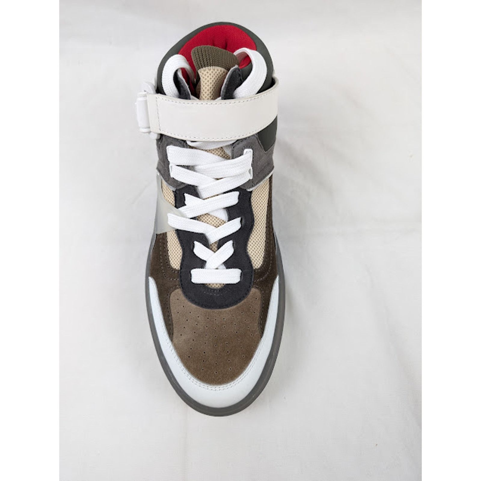 Christian Louboutin o1rshd1 Astroloubi Mid Flat Sneakers Saharienne/Smoke Grey Size US 10 / EU 43 - 5 Thumbnail
