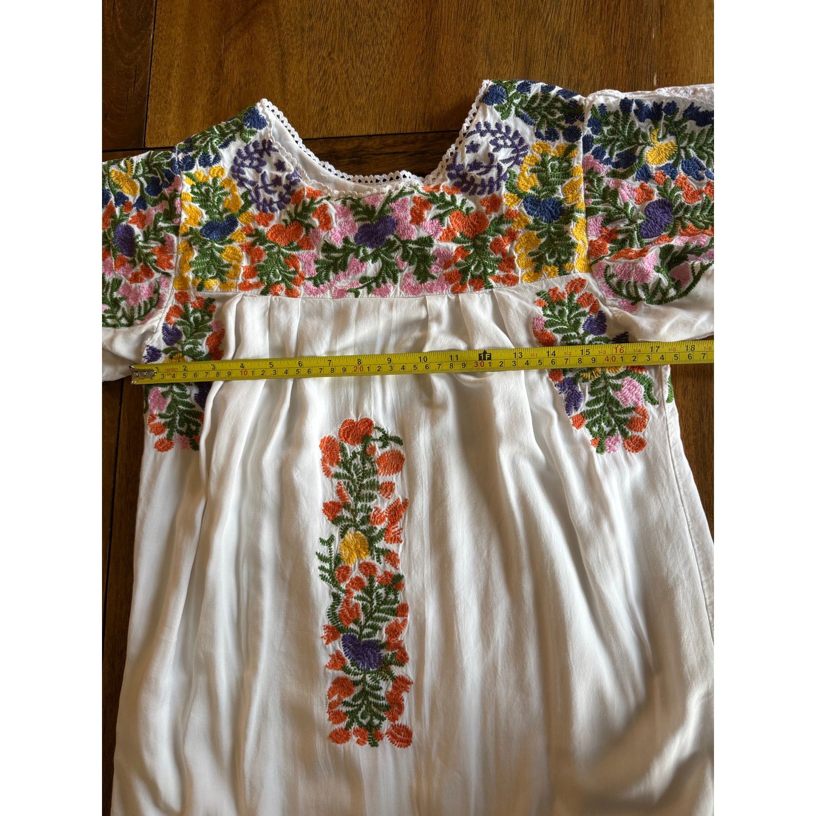 Other Buddy Basics Embroidered Floral Boho Dress Small Size S / US 4 / IT 40 - 6 Thumbnail