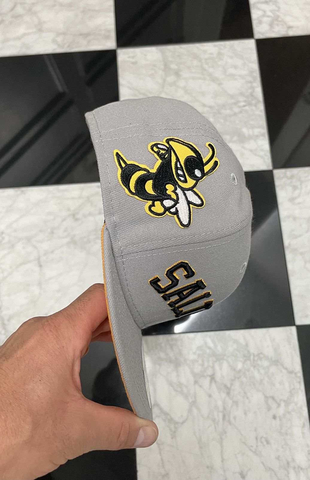 Salt Lake Bees MILB ONFIELD HOME Black Fitted Hat by New Era