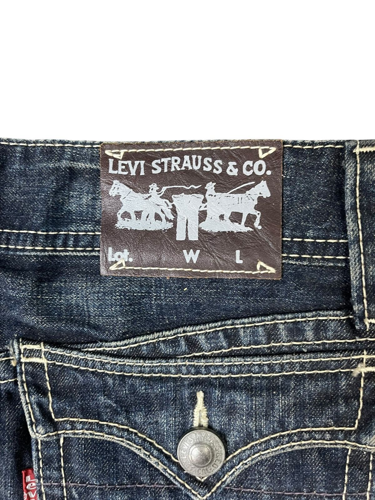 Levi's Levi’s Strauss San Francisco Mini Skirt Streetwear Size 31" - 3 Thumbnail