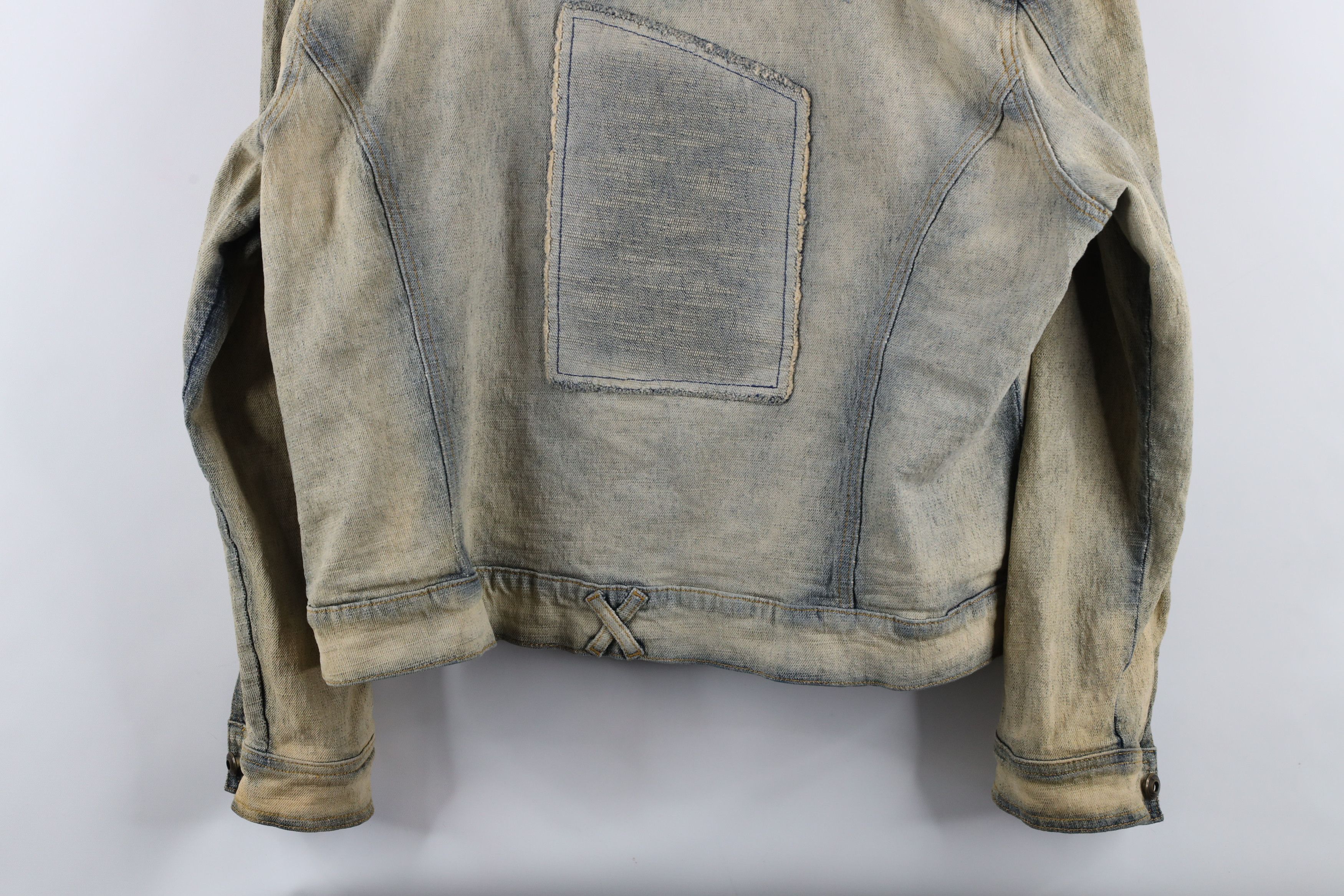 Fubu × Vintage Vintage FUBU Spell Out Stretch Denim Jean Trucker Jacket Size XL / US 12-14 / IT 48-50 - 22 Thumbnail