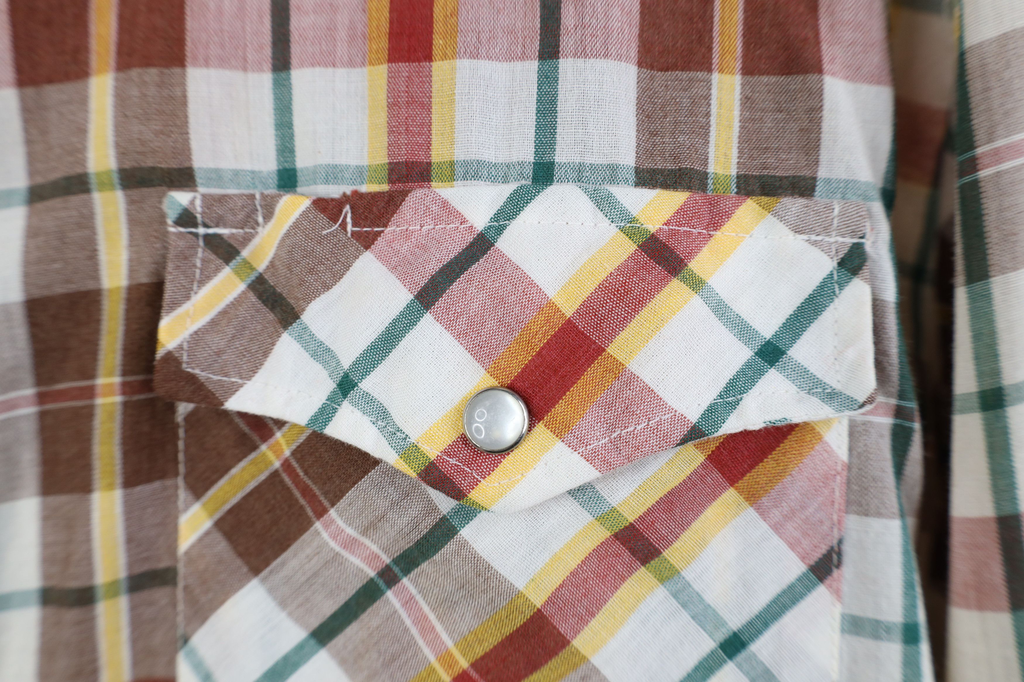 Vintage Vintage 70s Streetwear Rodeo Cowboy Snap Button Shirt Size US L / EU 52-54 / 3 - 4 Thumbnail