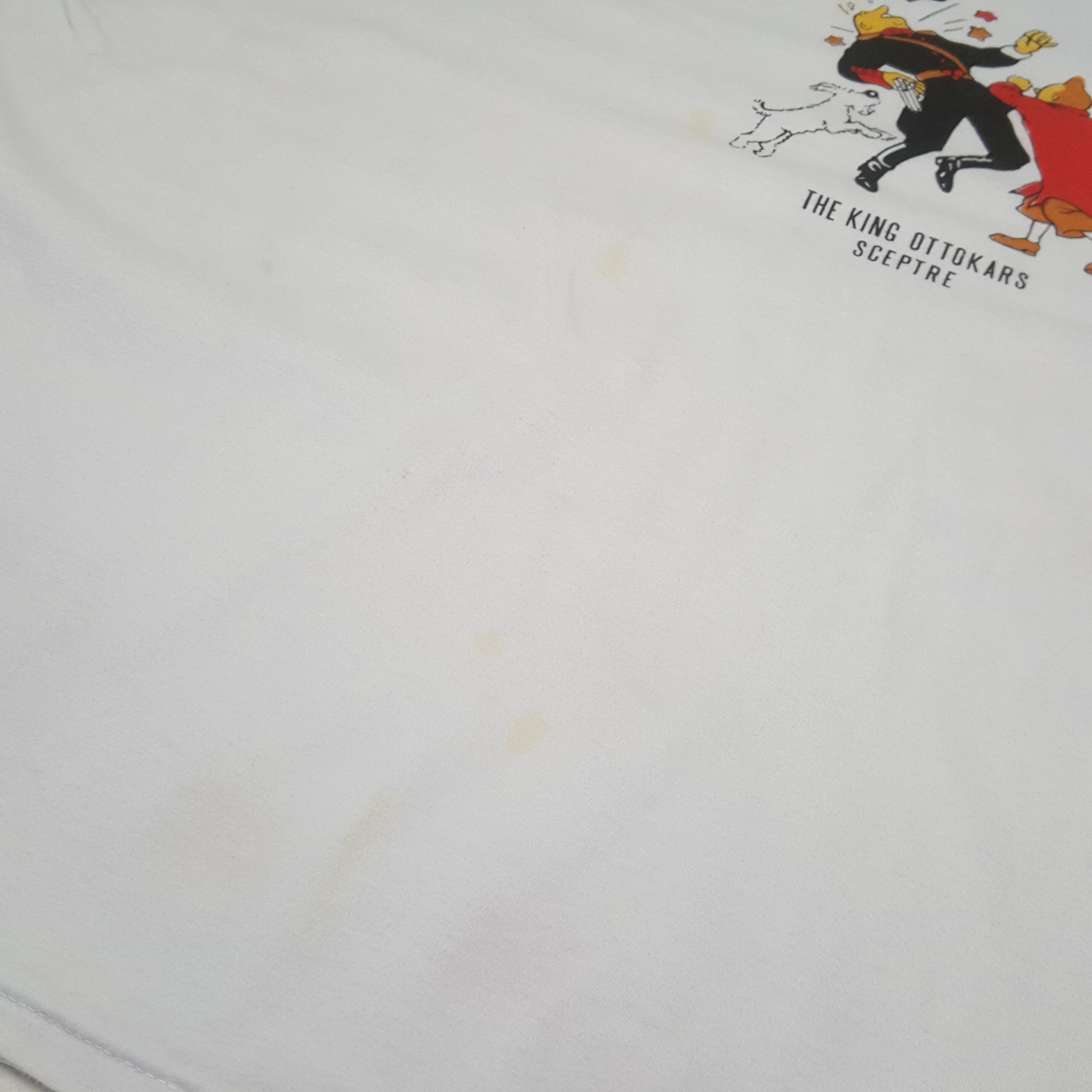 Vintage Adventure Tintin The King Ottkars Sceptre Tshirt C299N6 Size US L / EU 52-54 / 3 - 7 Thumbnail