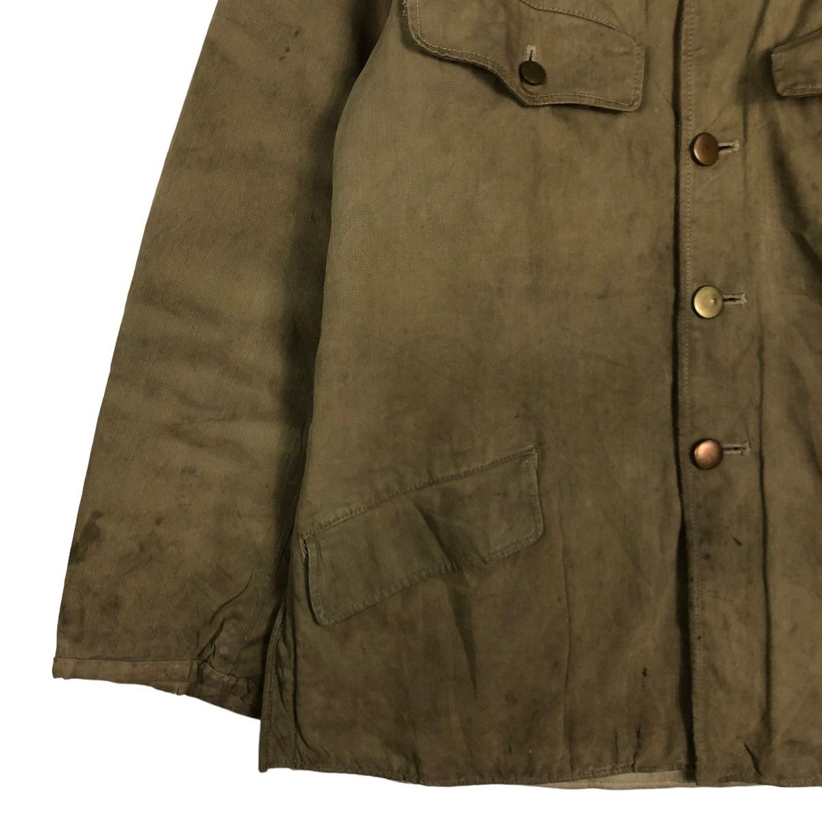 Vintage 🔥TRUE VINTAGE 1940’s CHORE MILITARY JACKET MULTI POCKET Size US M / EU 48-50 / 2 - 6 Thumbnail