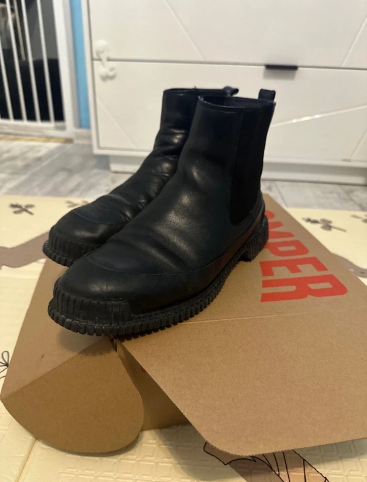 Camper Leather ankle boots Size US 12 / IT 42 - 8 Thumbnail