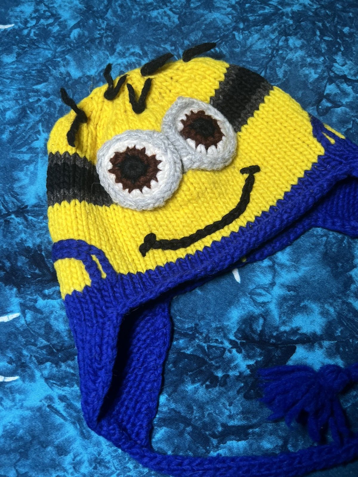 Vintage Y2K MINIONS KNIT HAT BEANIE HAT Size ONE SIZE - 4 Thumbnail
