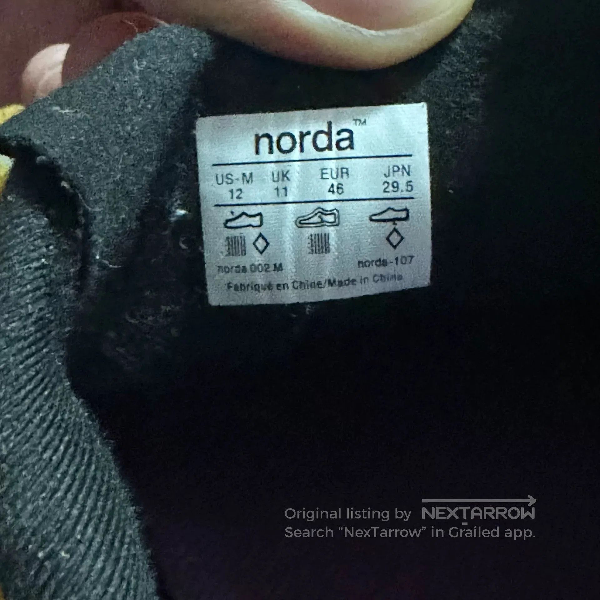 norda Norda 002 Dyneema Trail Running Shoes. Size US 12 / EU 45 - 6 Thumbnail