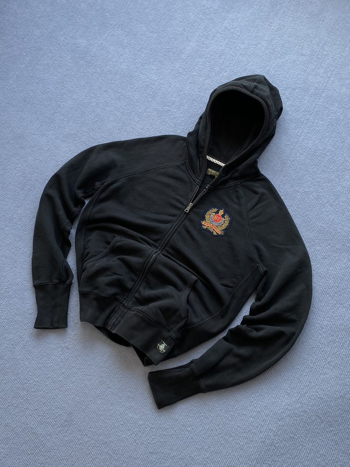 Polo Ralph Lauren Black Polo Ralph Lauren “67” Zip Up Hoodie Size US L / EU 52-54 / 3 - 1 Thumbnail