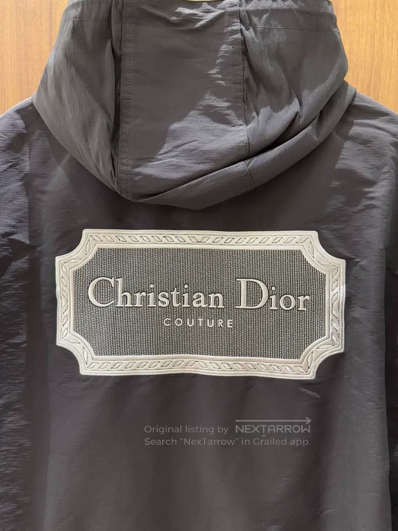 Dior Dior Black hooded coat Size US L / EU 52-54 / 3 - 3 Thumbnail