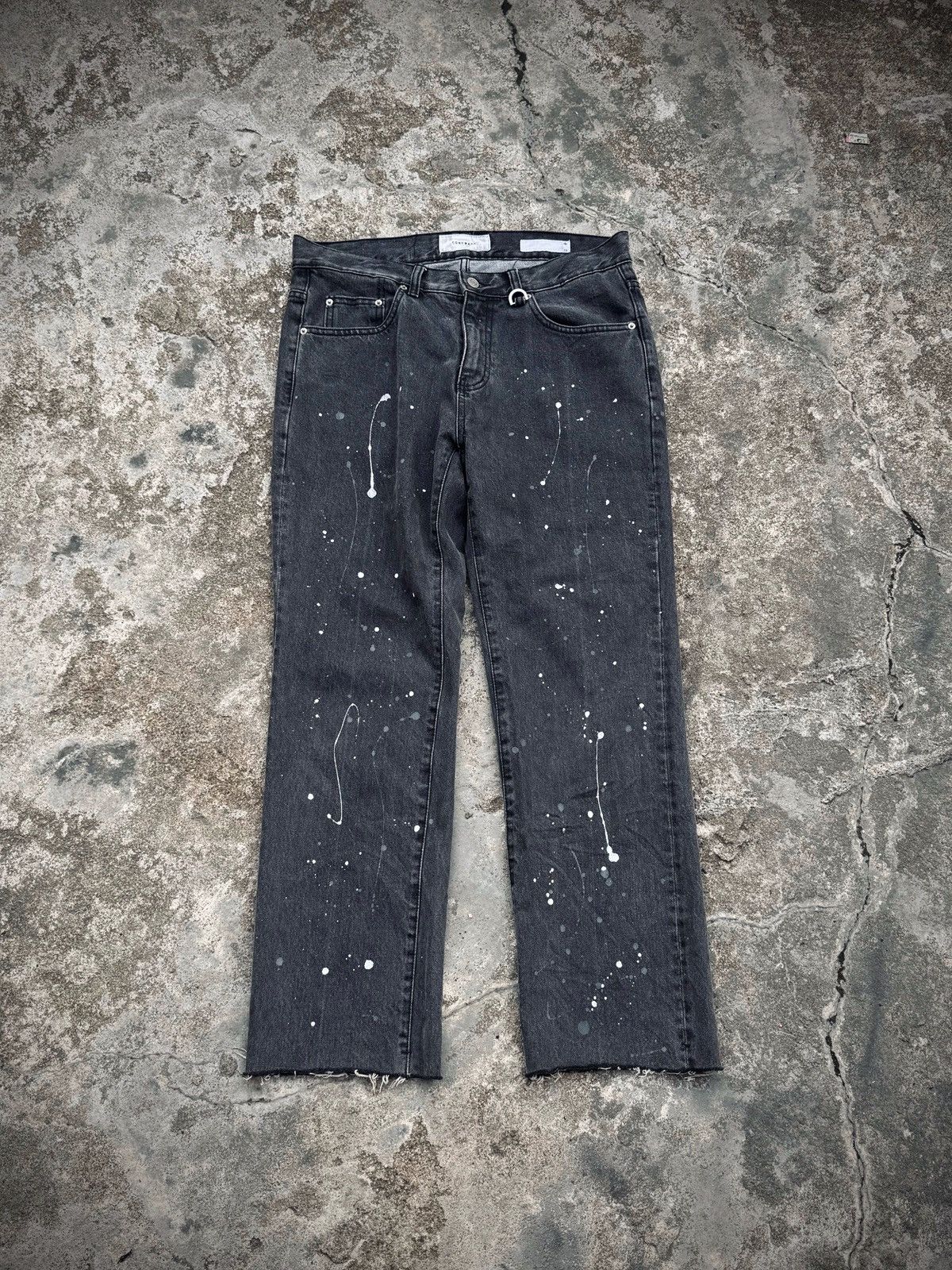 TONYWACK TONYWACK DENIM PAINTED PANTS CUT STYLED Size US 32 / EU 48 - 1 Thumbnail