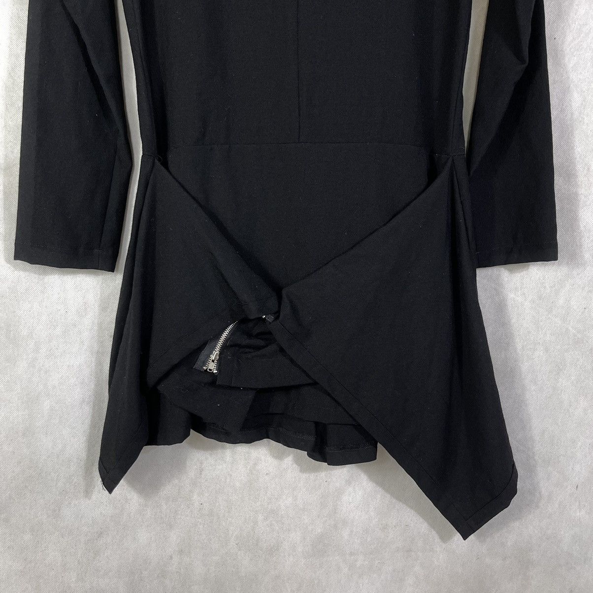 Issey Miyake × Zucca Rare! Zucca by Issey Miyake Asymmetrical Wool Mini Dress Size M / US 6-8 / IT 42-44 - 7 Thumbnail