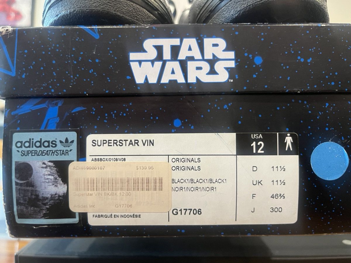 Adidas × Star Wars Adidas x Star Wars Death Star Superstars Black Size12 Collab Size US 12 / EU 45 - 10 Thumbnail