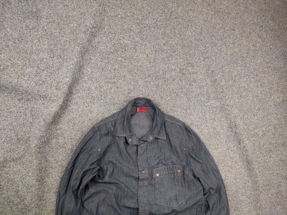 Levi's Vintage 90's Levi's Engineered Twisted Shirt Denim Pocket Size US M / EU 48-50 / 2 - 1 Thumbnail